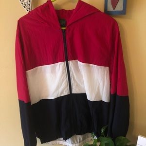wild fable colorblock windbreaker